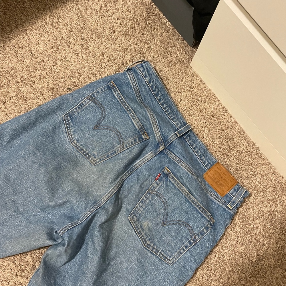 Rib cage Straight ankle jeans